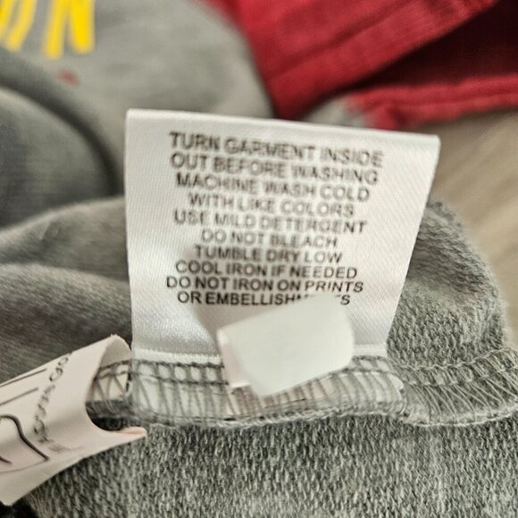 NFL Washington G-III Redskins Light Hoodie Women Sz L Gray Raglan Discontinued - Picture 9 of 13